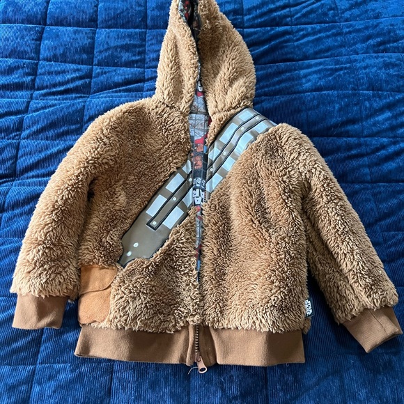 Other - Chewbacca zip up hoodie. Reversible Star Wars hoodie